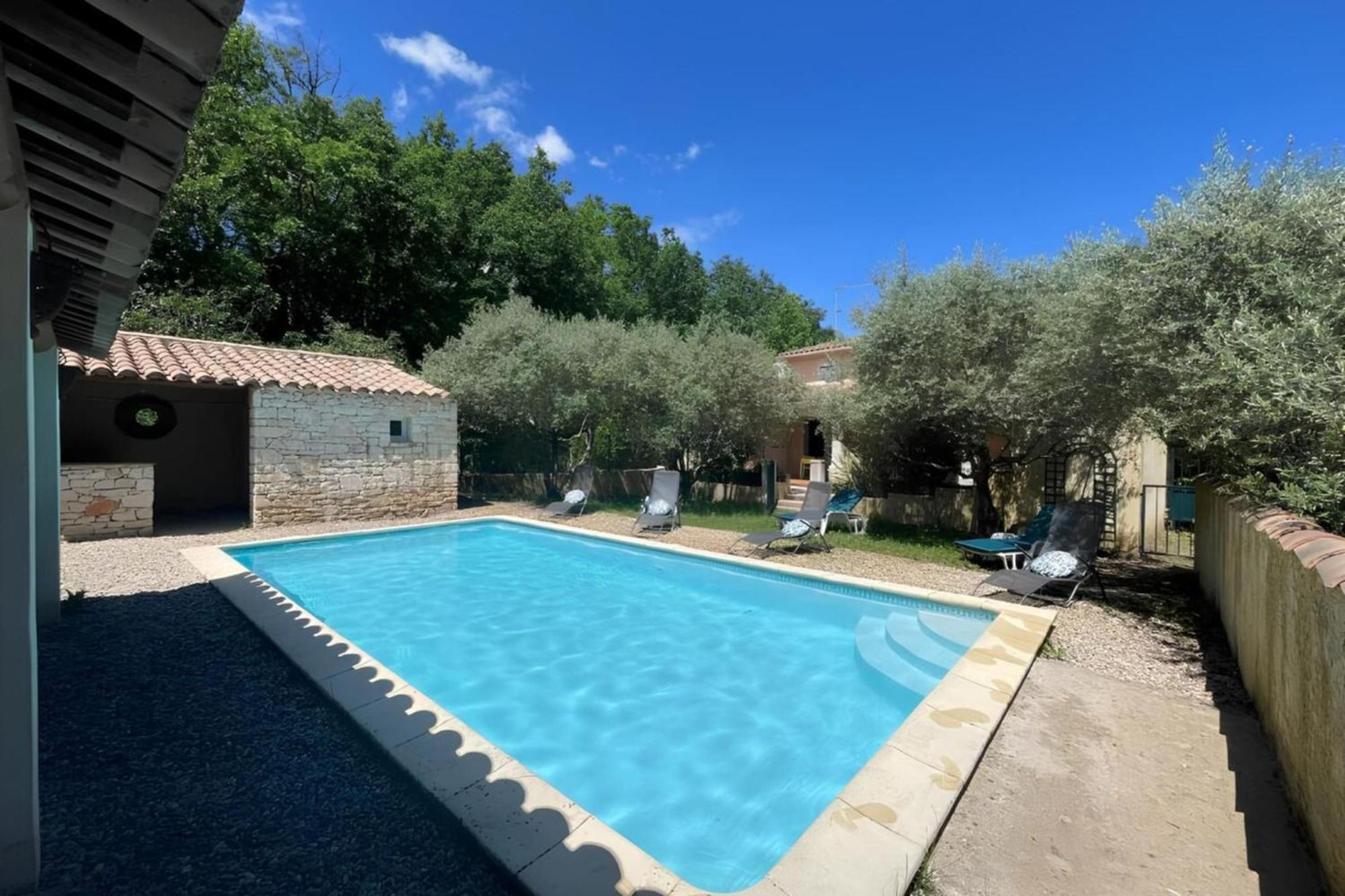 Les Oliviers - Villa 10 People - 5 Min Ardeche Saint-Julien-de-Peyrolas Luaran gambar